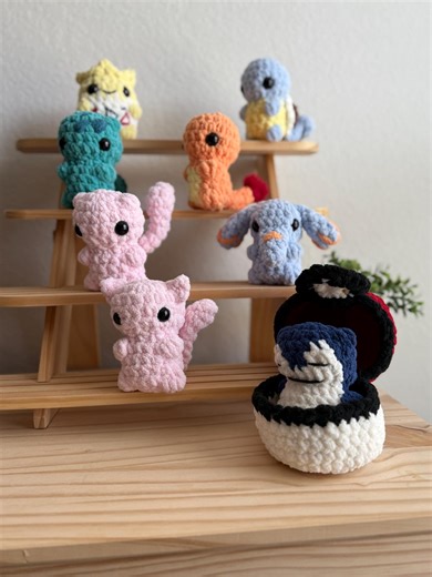 Crochet Pokemon Pattern Pack, No Sew & Low Sew (PDF Pattern) - Etsy
