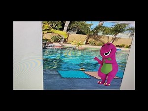 Barney goes swimming while grounded