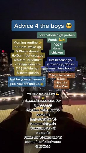 #advicefortheboys#taketipsboys#theboys#fortheboyz#forthebois#forboys#morningroutine#workout#foryoupage#foryou#fyp