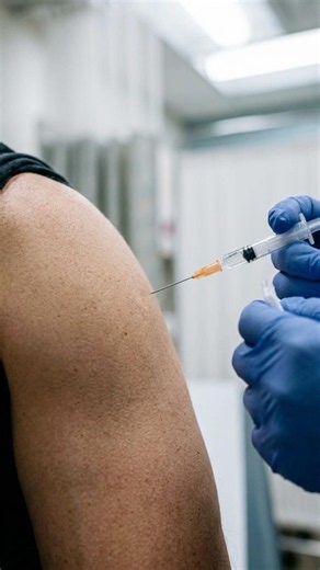 Why do they always tell you to relax your arm before a vaccine shot?