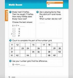 2-11 Math Boxes