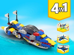 LEGO MOC-46727 31094 Speed Boat Alternative Build (Creator > Creator 3-in-1 2020)