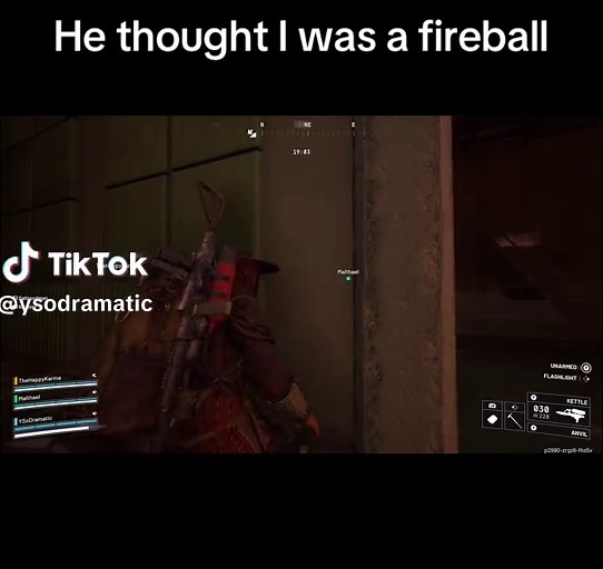 The flame spray is fun but weak #fyp #arcraiders