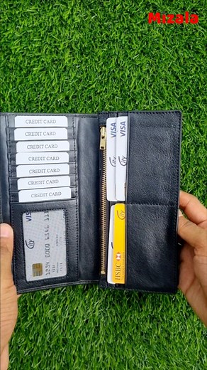 Genuine Long Zipper wallet #wallet #moneybag #card #money #bagsale #moneybagdam #mizalashop #topreel #walletbd | Mizala
