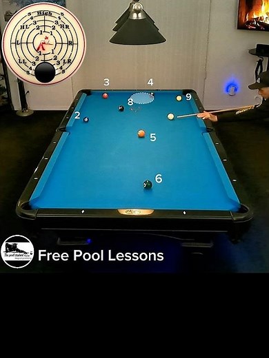 9 Ball break w/position play tip indicator (Free Pool Lessons)