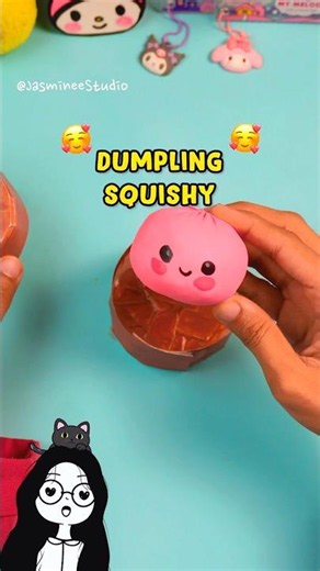 I made the VIRAL MYSTERY DUMPLING SQUISHY ! 😱 How to make DIY Squishy at Home #squishy #how #shorts