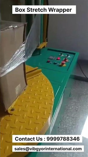 Box Stretch Wrapper | Stretch Wrapping Machine | #packing #machine #packaging #business