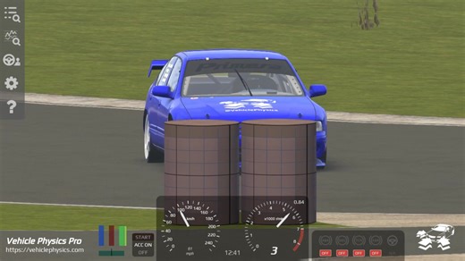 Almost lost it in the chicane, but managed to get through 😎 #Unity #MadeWithUnity #IndieDev #GameDev #Showcase #Physics #GamePhysics #Simulator #Simracing | Vehicle Physics