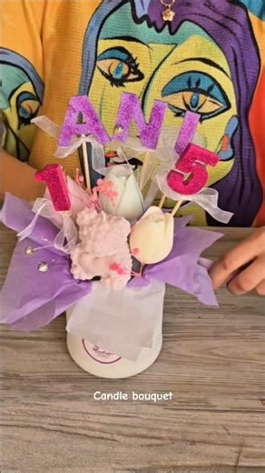 DIY Luxury Candle Bouquet for Birthday | Step-by-Step Tutorial