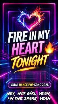 Fire in My Heart Tonight 🔥 | Viral Dance Pop Song 2026 (Feel the Heat) short video