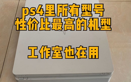 所有PS4型号里的性价比之王，就连工作室都首选的机型，UP主个人推荐适合学生党及会过日子人的首选机型