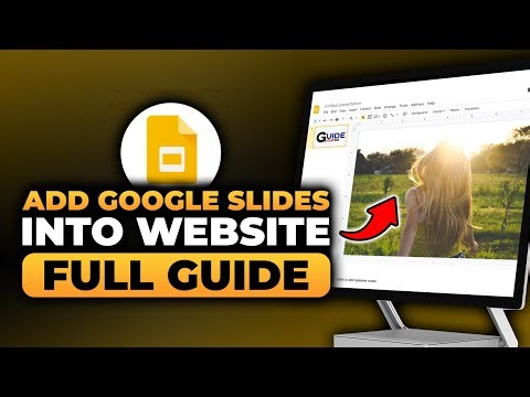 How To Add Google Slides Into Website (FAST & EASY) | 100% WORKS | NO Yapping, To The Point!
