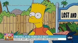 7.8K views · 128 reactions | THE VOICE OF BART SIMPSON: Emmy Award-winning voice actor Nancy Cartwright is the woman behind the iconic character, Bart Simpson. She sat down with ABC’s Will Ganss to spill some behind-the-scenes secrets from her new audiobook ‘I’m Still a 10-year-old Boy.’ | World News Now | Facebook
