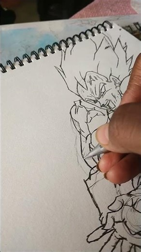draw vegeta ssj1 from dragon ball z #vegeta#ssj1#dbz