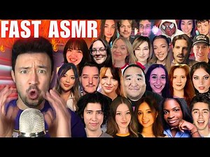 Slower ASMRtists Try Fast ASMR! 🔥⚡️