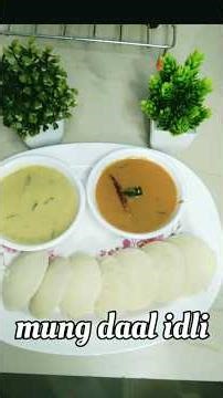moong dal idli recipe / healthy and tasty idli ☺️☺️