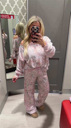 Target Pink Camo Matching Set for Stylish Looks