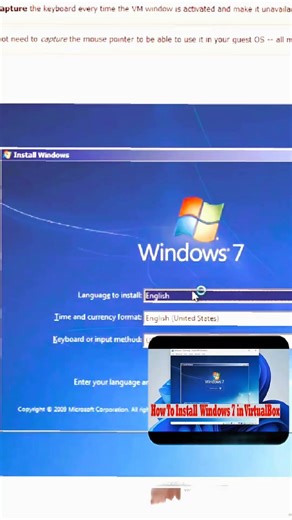 Install Windows 7 On Virtual Box