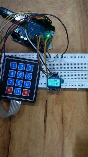 smart keypad OLED display #youtubeshorts #keypad