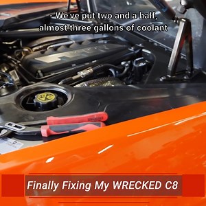 11K views · 238 reactions | Fixing My C8's Damaged Radiator  | Rob Dahm | Facebook