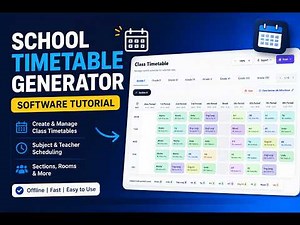 AI Timetable Generation Software for Schools