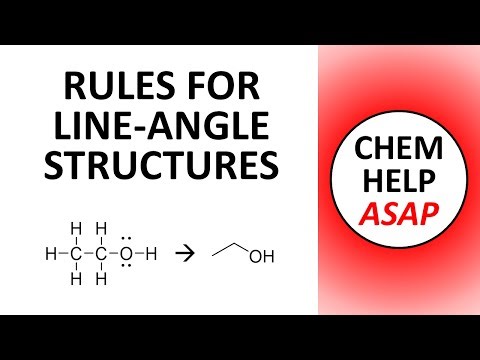 rules for drawing line-angle structures