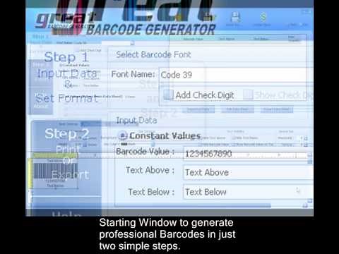 Great Barcode Generator Overview