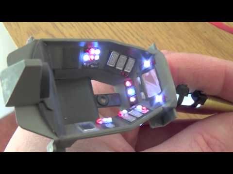 Colonial Viper MKI part 3 - Cockpit lighting