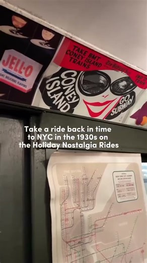 Travel back to the 1930s this holiday season! ✨🚉🎄 Holiday Nostalgia Rides began this past