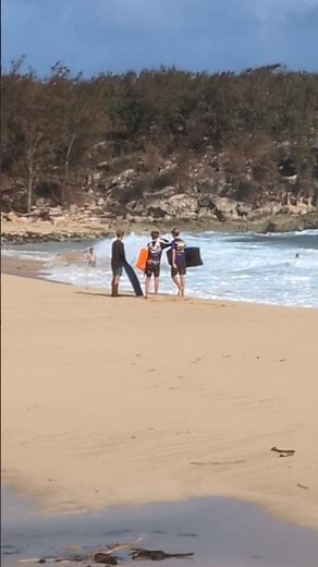 Hyatt "beach front" post Hurricane Lowell, no tourist. locals surfing shipwrecks