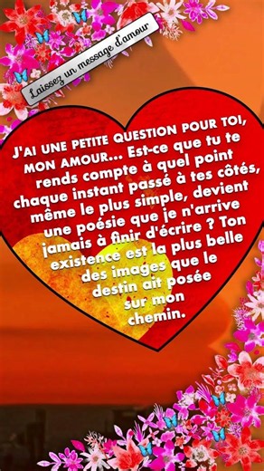 Une petite question pour toi • Des mots doux et des bisous 💋
