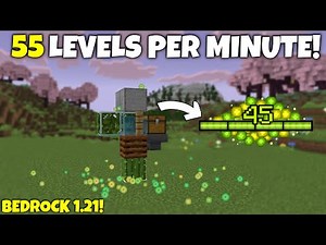 Minecraft NEW XP Farm in Bedrock Edition 1.21 (MCPE/Xbox/PS4/Nintendo Switch/Windows10)