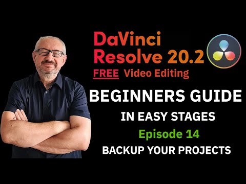 How to Back Up Projects in DaVinci Resolve | Beginner Guide for Over 40s ep14