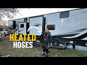 No Freeze Hoses: Set Up And Insulating The Spigot! The Best Heated Hoses For RVing In The Winter