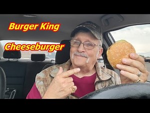 Burger King Cheeseburger Taste Test Rating and Review