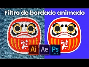 Cómo crear un bordado animado | Tutorial fácil con Photoshop, Illustrator y After Effects