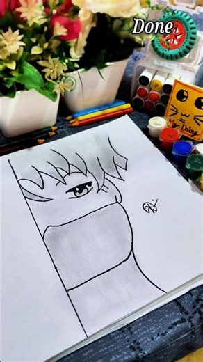 Simple drawing || Easy step by step #video #art #ytstudioes #drawingeasy