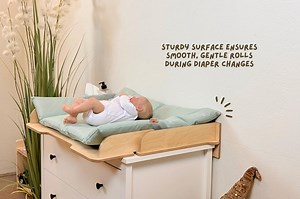 Modern Wooden Changing Table Top: Nursery Organizer - Etsy