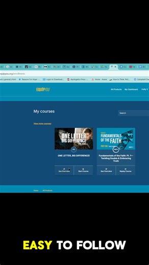 📣 Carl Kerby here! Faith growth doesn’t have to be complicated. 🙌 That’s why we created EquipYou—a brand-new way to strengthen your faith and build a solid Christian worldview. 💡 Practical 💡 Accessible 💡 Only $4.99/month If you’re ready to grow, learn, and be equipped for today’s culture, EquipYou is for you. 💪✝️ 👉 Discover more at EquipYou.org or link in profile | Reasons for Hope