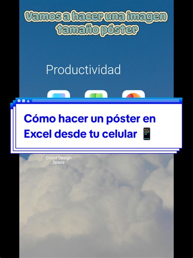 Cómo hacer pósters en Excel desde tu celular 🫶🏻🫶🏻 #excel #poster #piñataspersonalizadas #manualidades #toystory