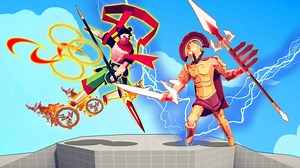 【TABS】王朝 VS 古代之力 越往后越精彩，一定要看到最后！_游戏热门视频