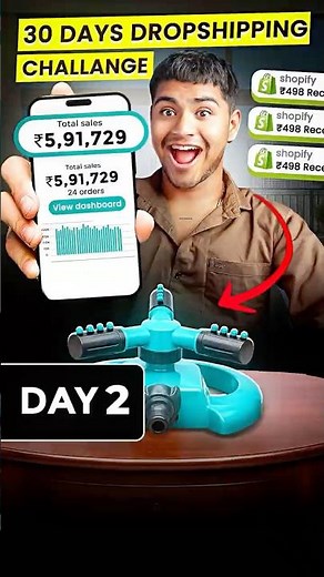 Day 2 of 30 Days Indian Dropshipping Challenge 🤑 #dropshipping