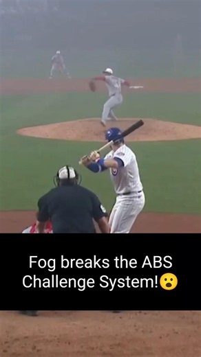 Fog during Cardinals Cubs Game causes ABS Challenge to break and players not being able to see #mlb