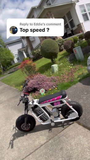 Ebox Dragster - Electric Mini Bike Speed Run Review