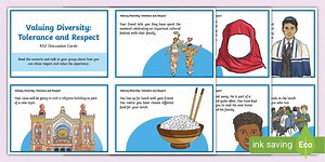 Valuing Diversity: Tolerance and Respect KS2 Discussion Cards