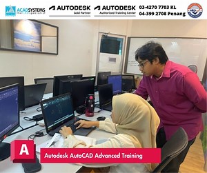 Autodesk AutoCAD Advanced Training Achieve greater mastery of AutoCAD by training with us. We offer HRDC-claimable training for all courses. Thank you for choosing ACAD Systems Sdn. Bhd. as your training provider. Hope what you learned helps you in your job in the future. 😊 ❓Are you interested in any Autodesk training programs, such as AutoCAD, Inventor, or 3ds Max? We offer a wide range of training options to suit your needs! Connect with us: 📞 Call us at 03-4270 7703 (KL) | 04-399 2708 (PENA
