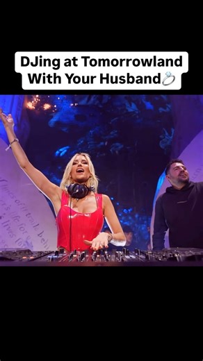 Raving Reviews on Instagram: "MATTN was joined on stage at Tomorrowland Winter by her husband Dimitri Vegas for this special b2b moment💍 #tomorrowland #ravingreviews"
