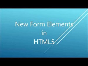 HTML5 Form Elements | Datalist and Output | HTML5 | Beginner level