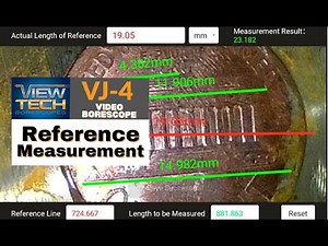 VJ-4 Video Borescope Reference Measurement Instructional Video
