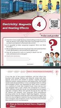 Grade 8 Science Curiosity Chapter 4 Electricity Magnetic and Heating Effects